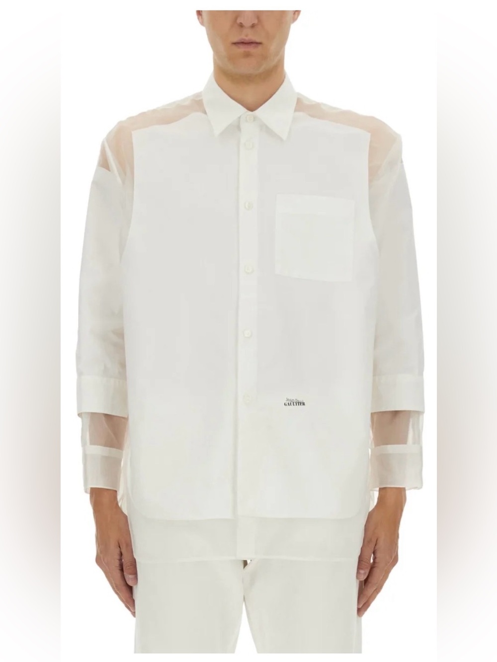 Jean Paul Gaultier The Petit Grand Logo Printed Shirt